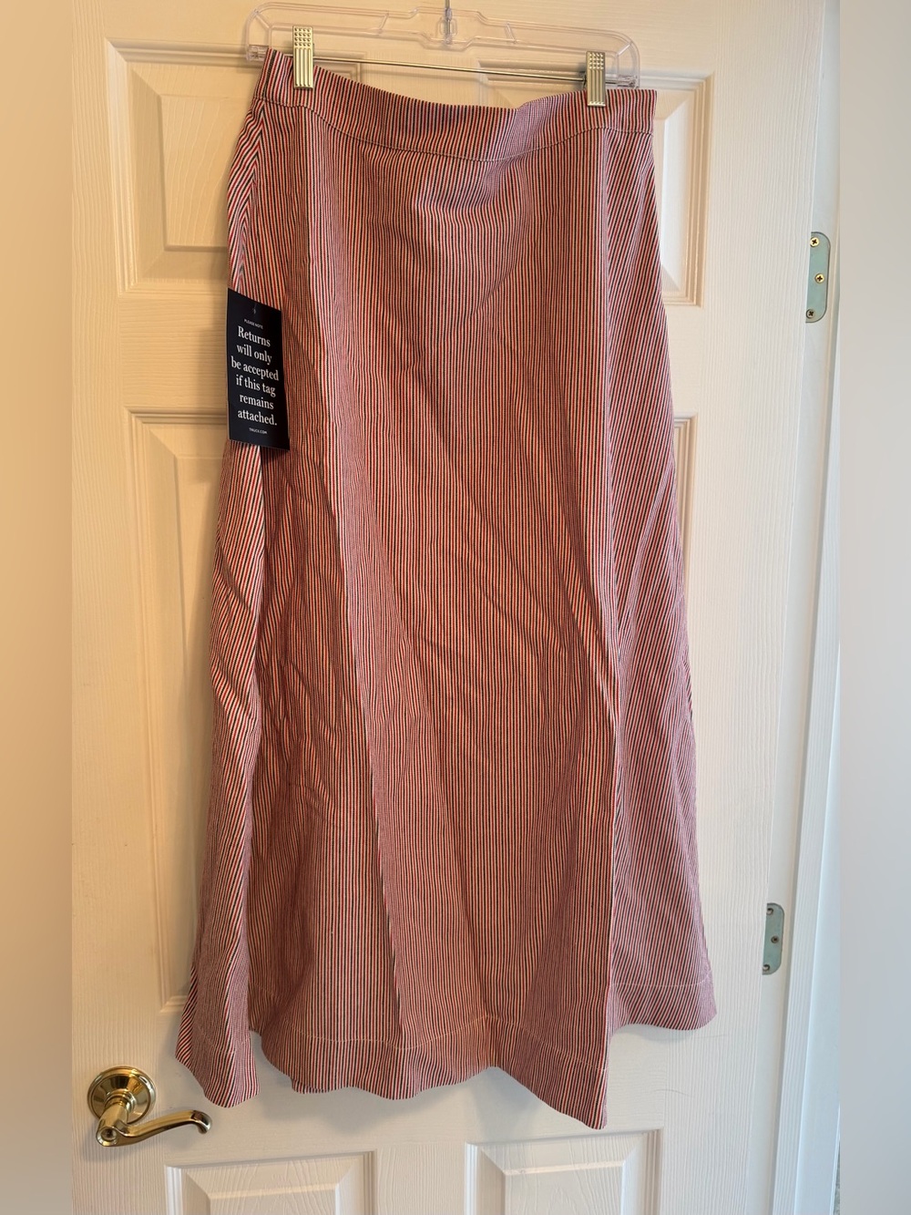 Tuckernuck Red Blue Skirt Size L